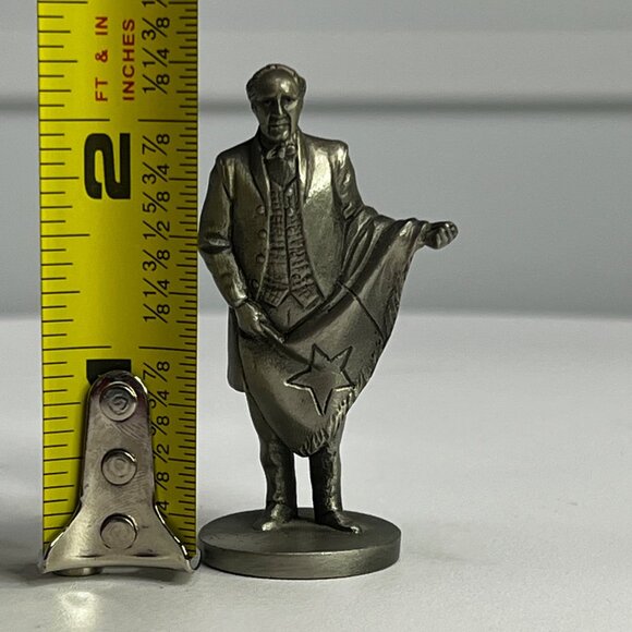 Vintage Sam Houston National Historical Society Pewter Figurine NHS 1980 - Picture 3 of 9